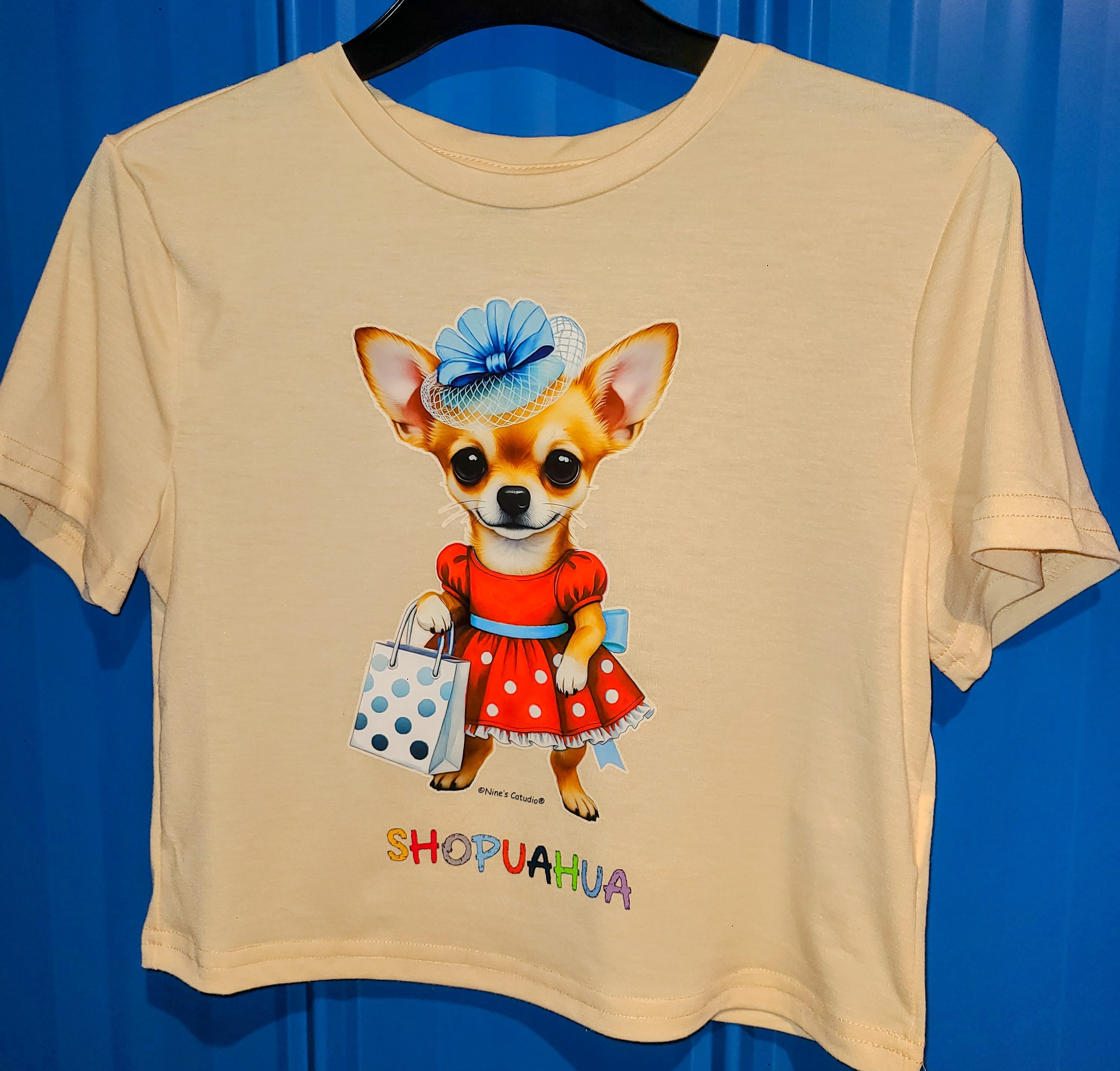 Cropped Summer Top T-shirt Shoupuahua™ Redka, Butter