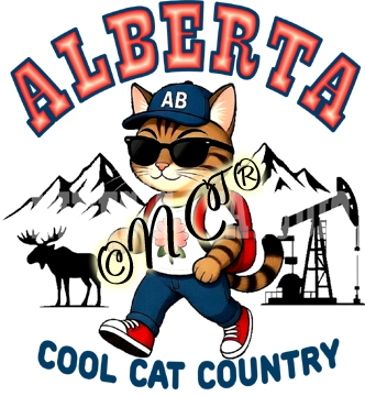 Alberta Cool Cats Digital DIY T-Shirt Pattern