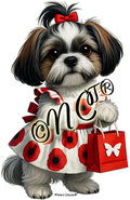 Shopuahua™ Shihtzu Masha Digital Download DIY Bag Pattern
